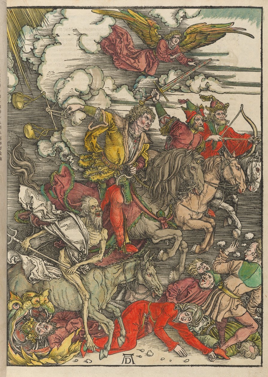 De fire ryttere, fra Apokalypsen af Albrecht Dürer