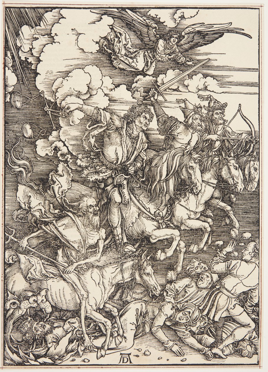 Apokalypsens fire ryttere af Albrecht Dürer