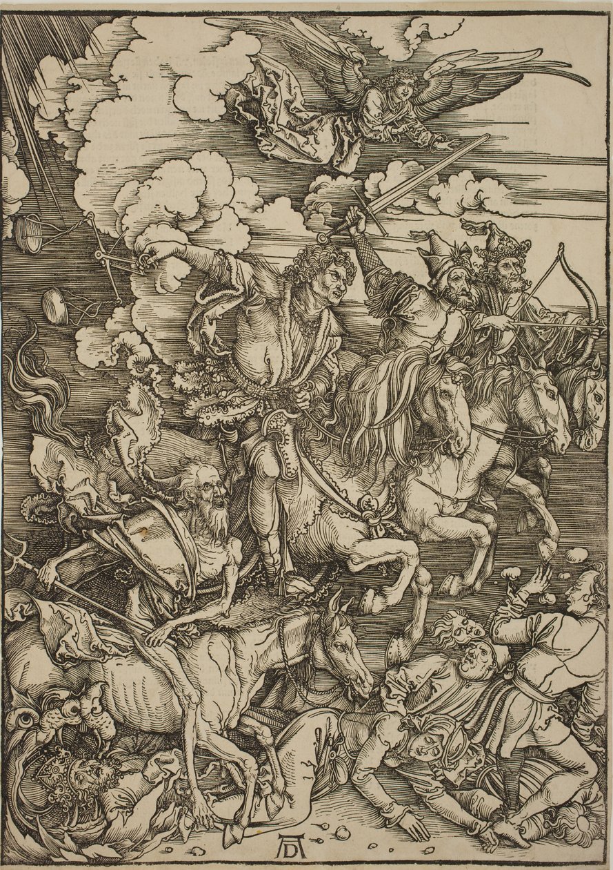 Apokalypsens fire ryttere af Albrecht Dürer