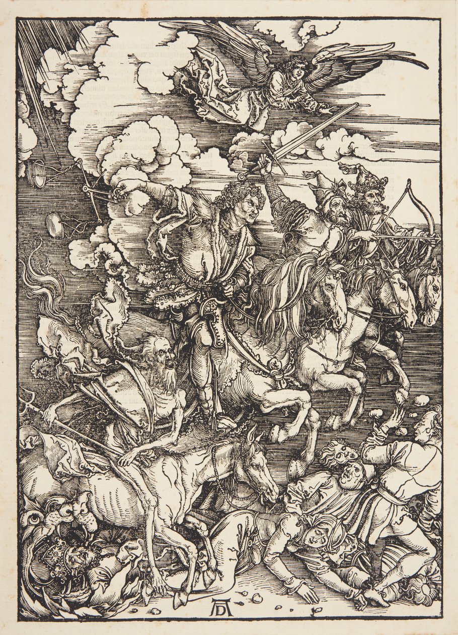 Apokalypsens fire ryttere af Albrecht Dürer