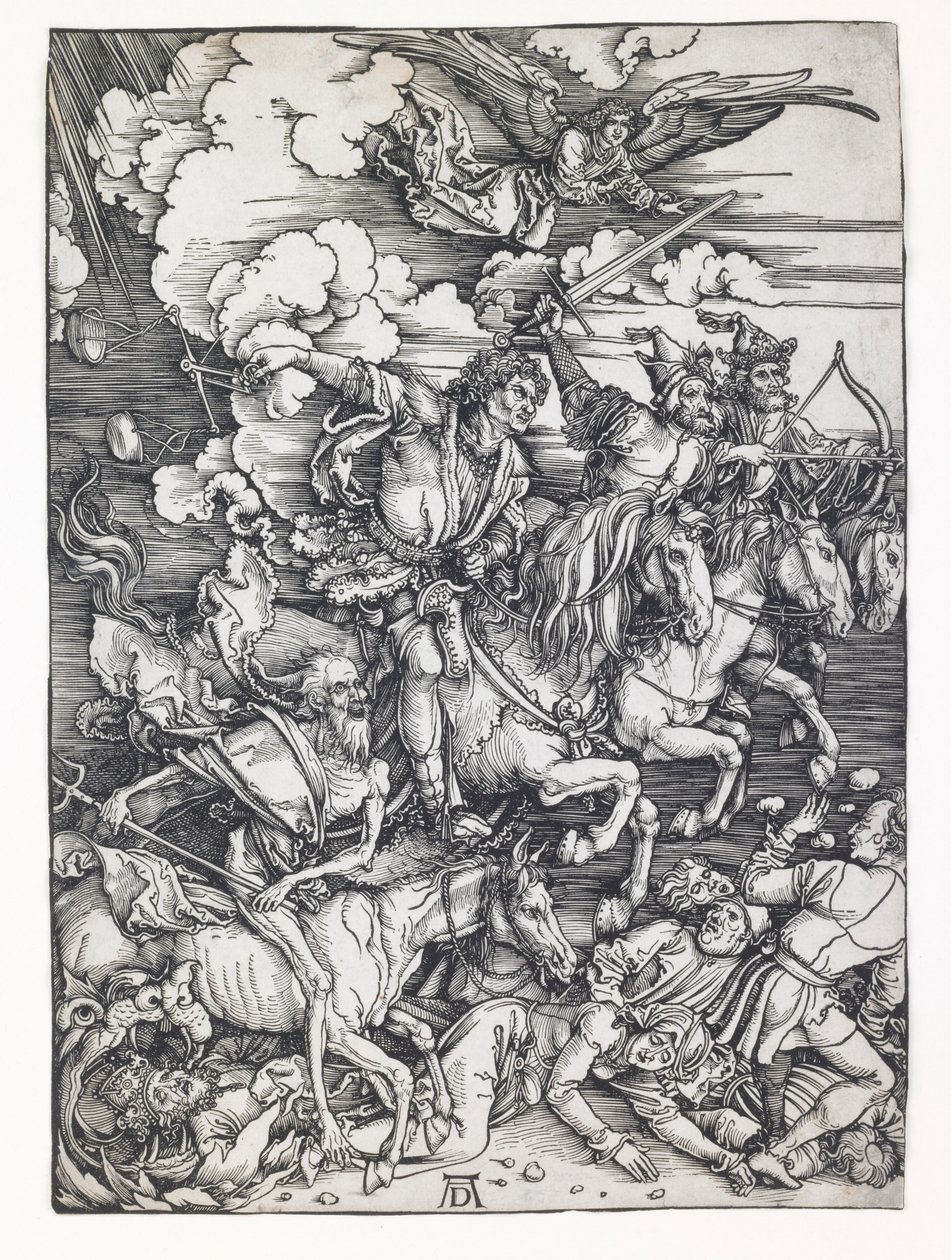 Apokalypsens fire ryttere af Albrecht Dürer