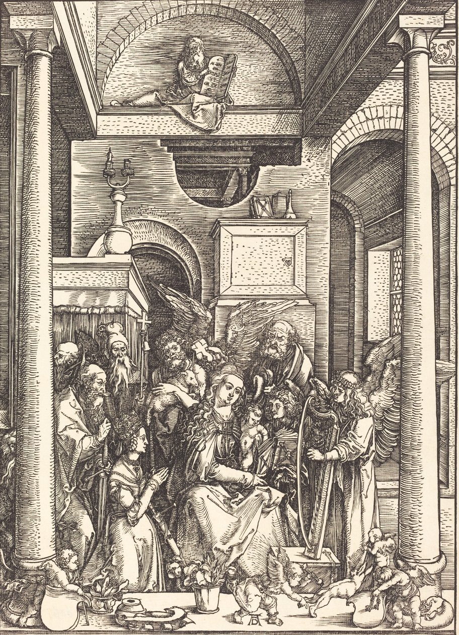 The Glorification of the Jomfru, ca. 1504. af Albrecht Dürer