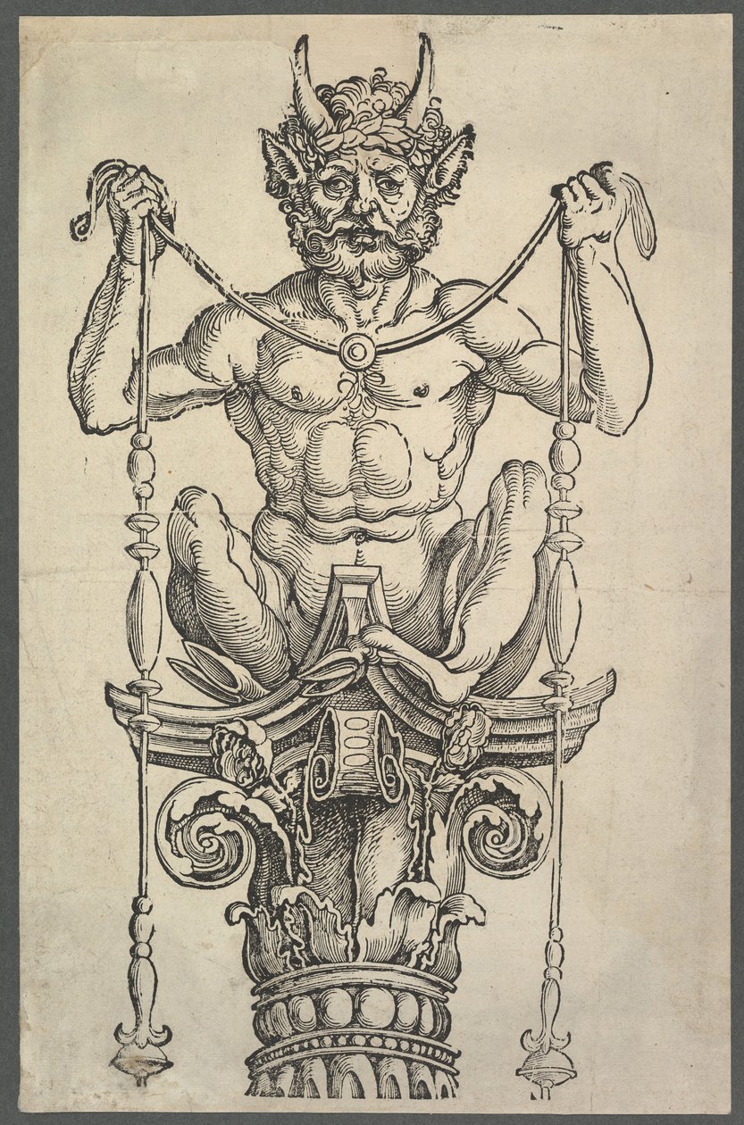 Den store søjle øverste blok, ca. 1517. af Albrecht Dürer