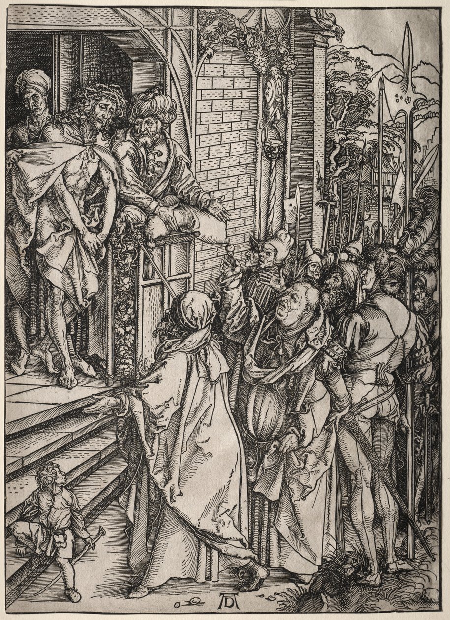 Den store lidenskab: Kristus vist for folket. af Albrecht Dürer