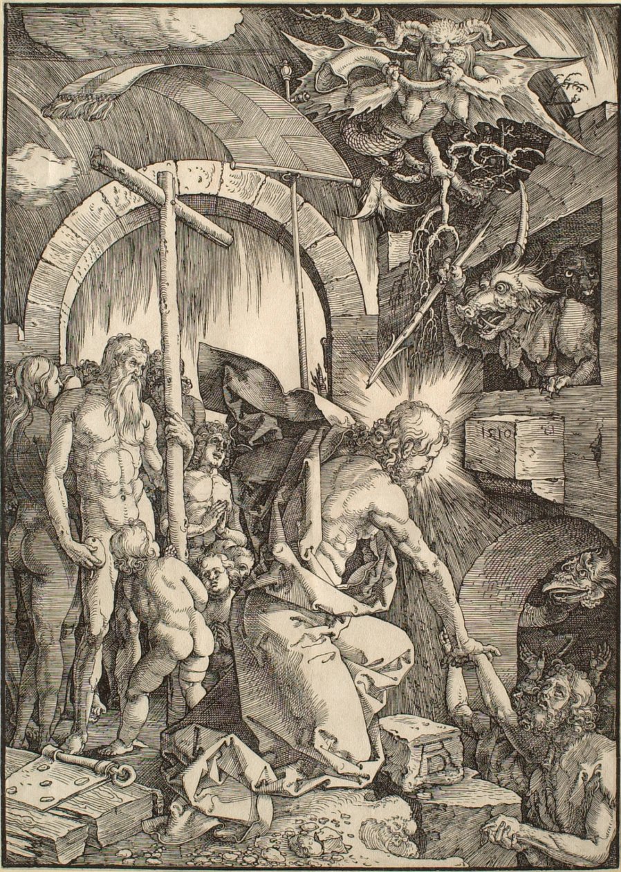 Den store passion: Kristus i limbo af Albrecht Dürer