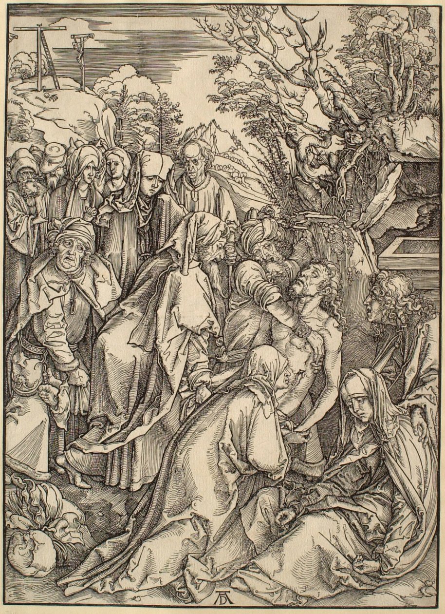 Den store passion: Nedtagelsen fra korset af Albrecht Dürer