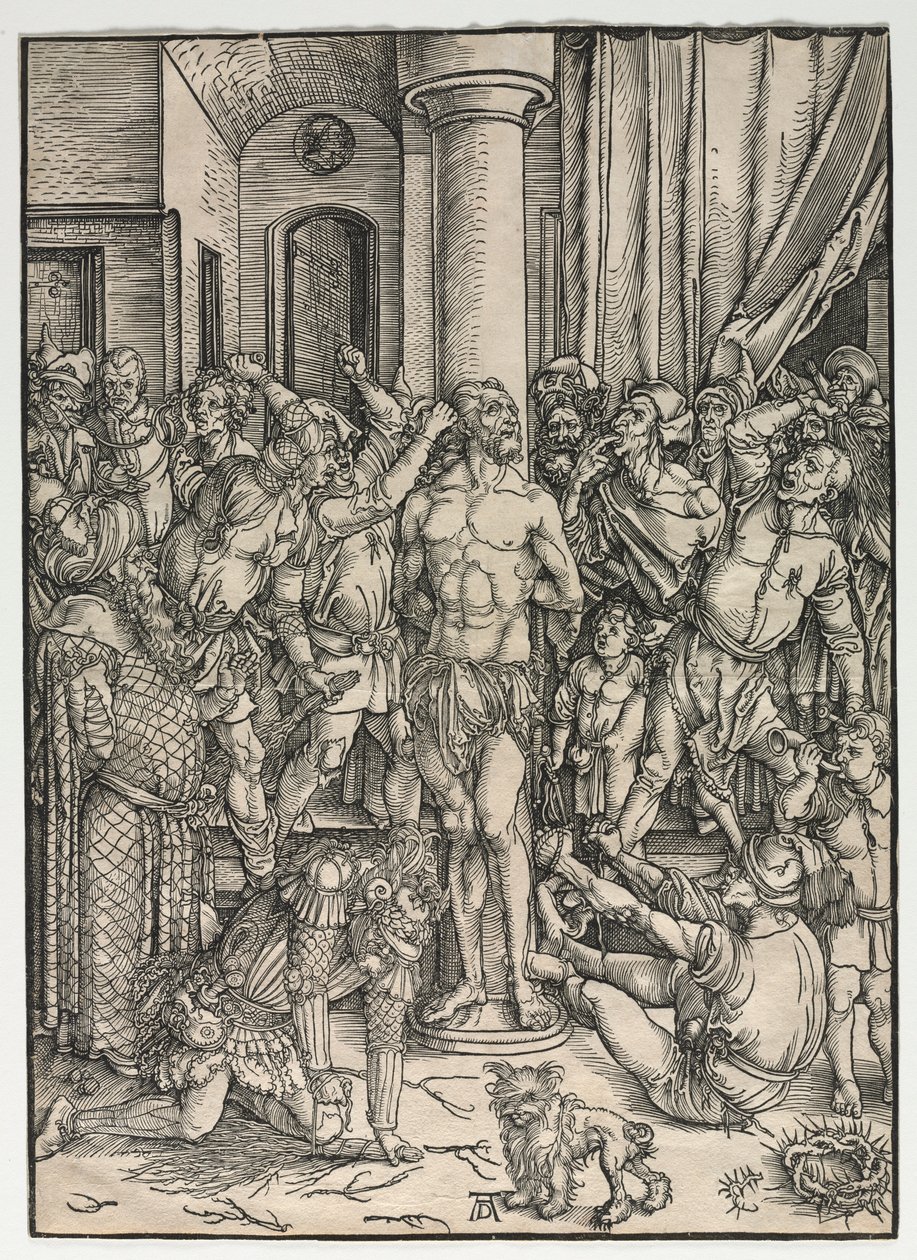 Den store lidenskab: flagelleringen. af Albrecht Dürer