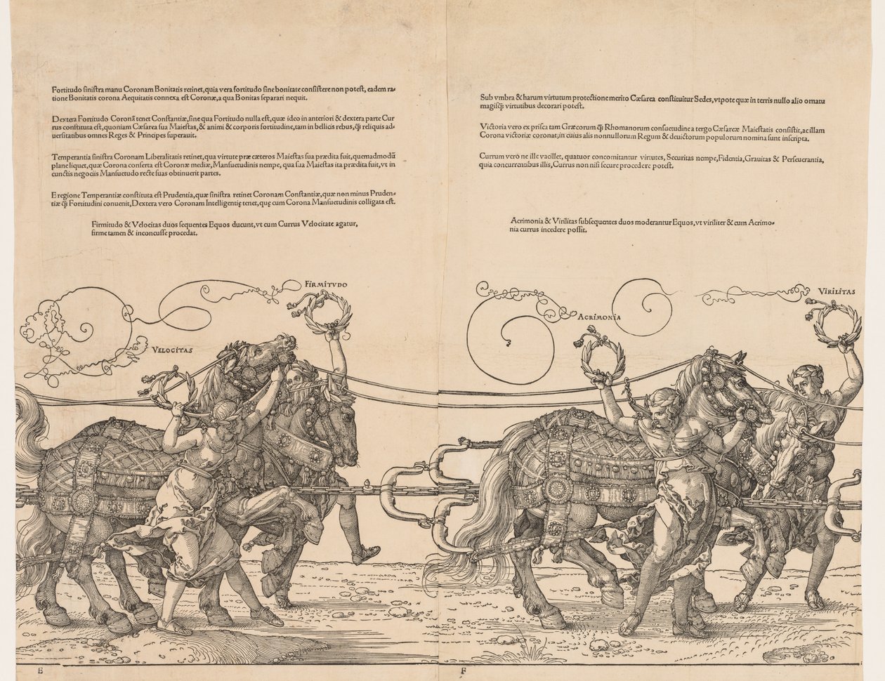 Kejser Maximilians store triumfvogn af Albrecht Dürer