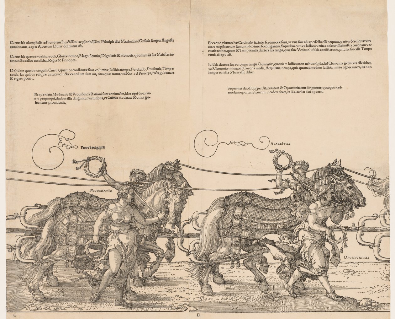 Kejser Maximilians store triumfvogn af Albrecht Dürer