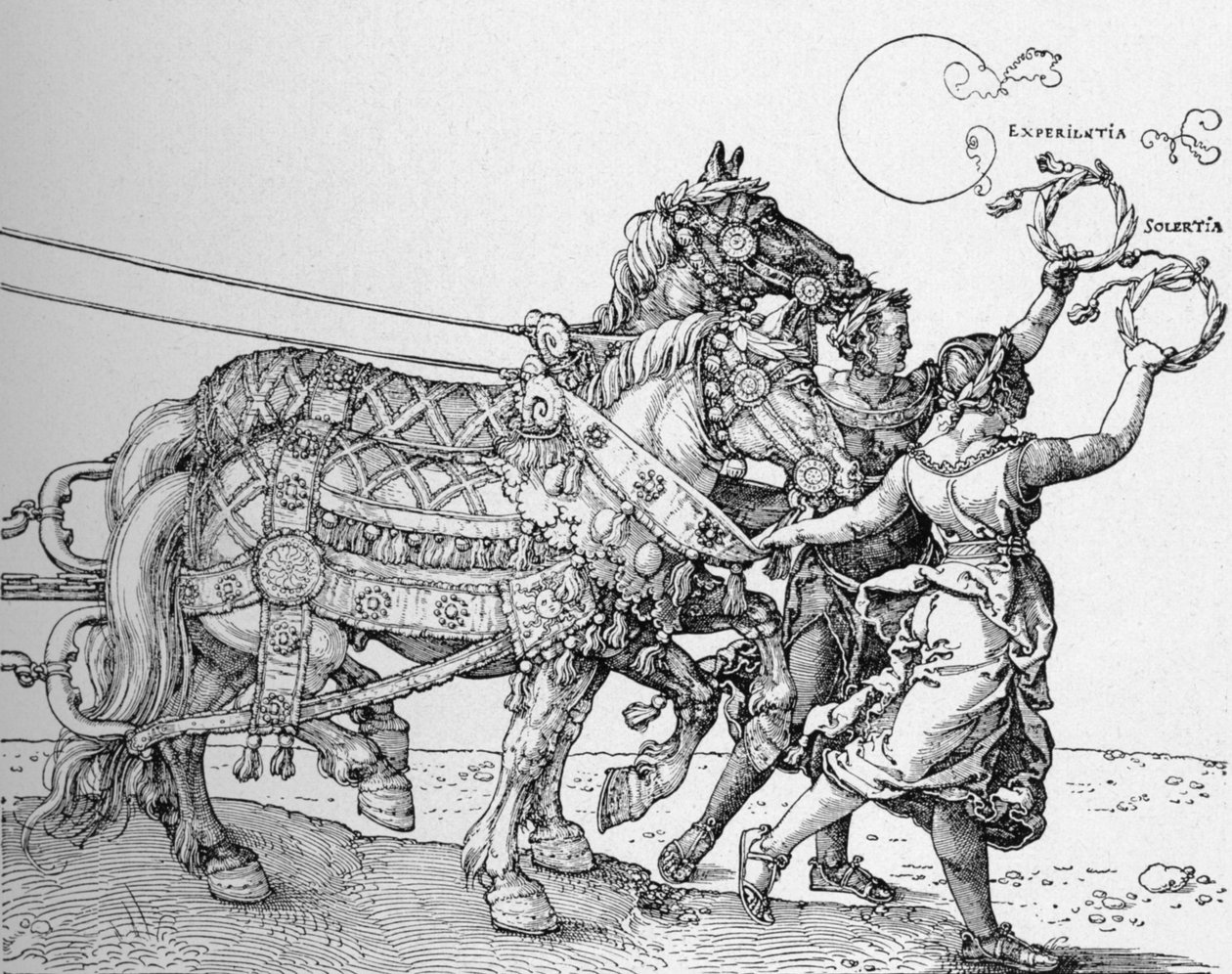 Kejser Maximilians store triumfvogn, 1523, 1906 af Albrecht Dürer