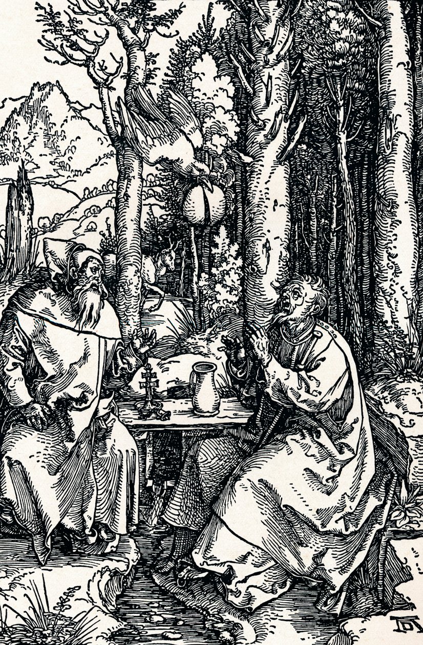 Eremitterne St. Anthony og St. Paul, 1504 1906 af Albrecht Dürer
