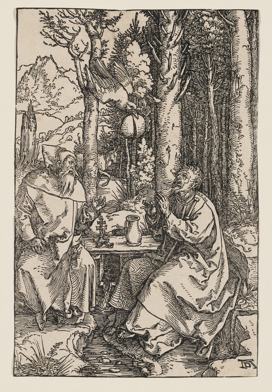 Eremitterne Sankt Paul og Sankt Antonius af Albrecht Dürer
