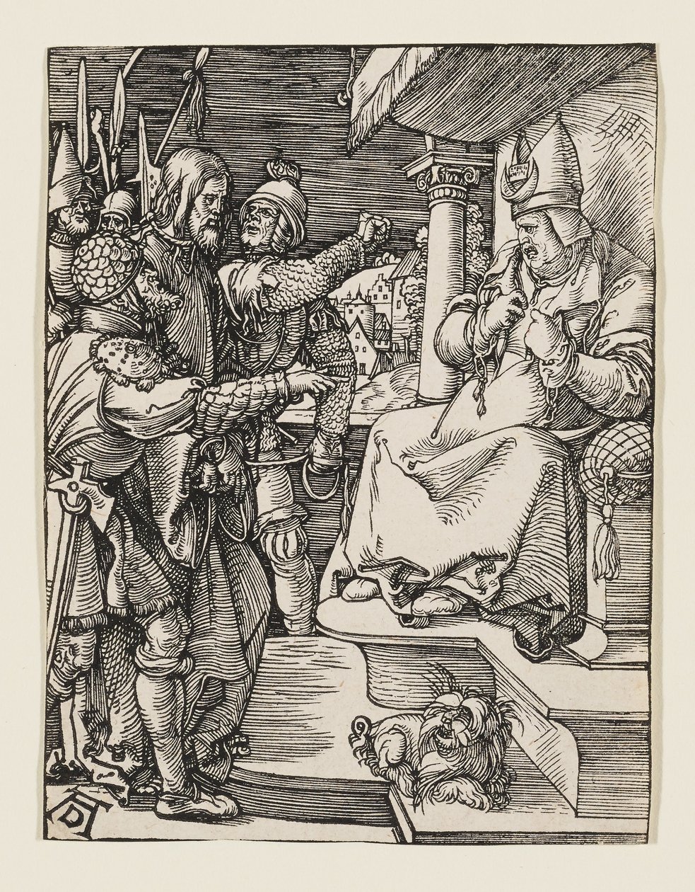 Ypperstepræsten flår sine klæder af Albrecht Dürer