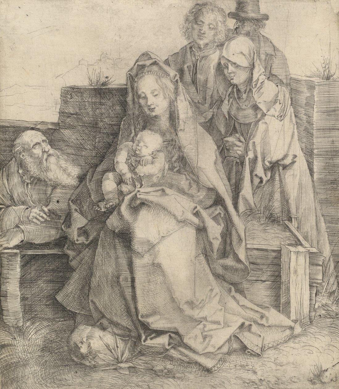 Den hellige familie, 15121513. af Albrecht Dürer