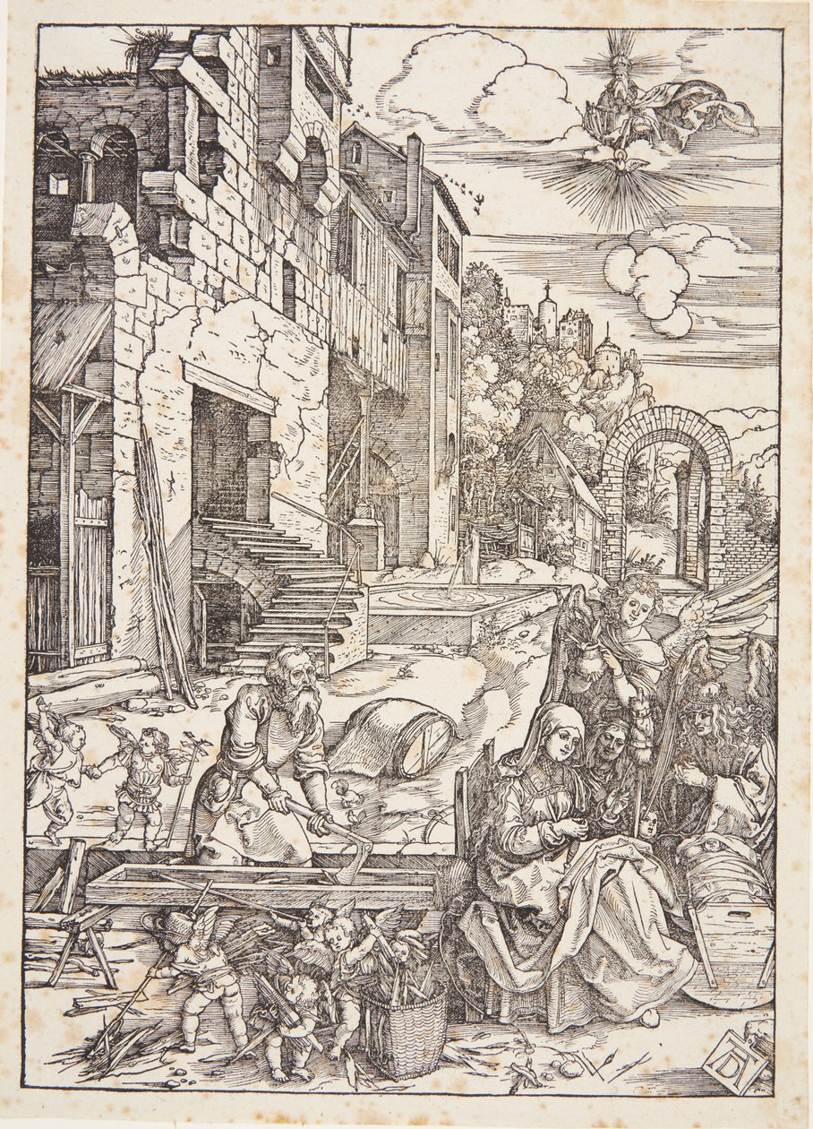 Den hellige familie i Egypten af Albrecht Dürer