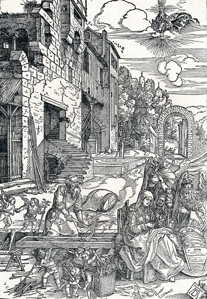 Den hellige familie i Egypten, c1501-1502, 1906 af Albrecht Dürer