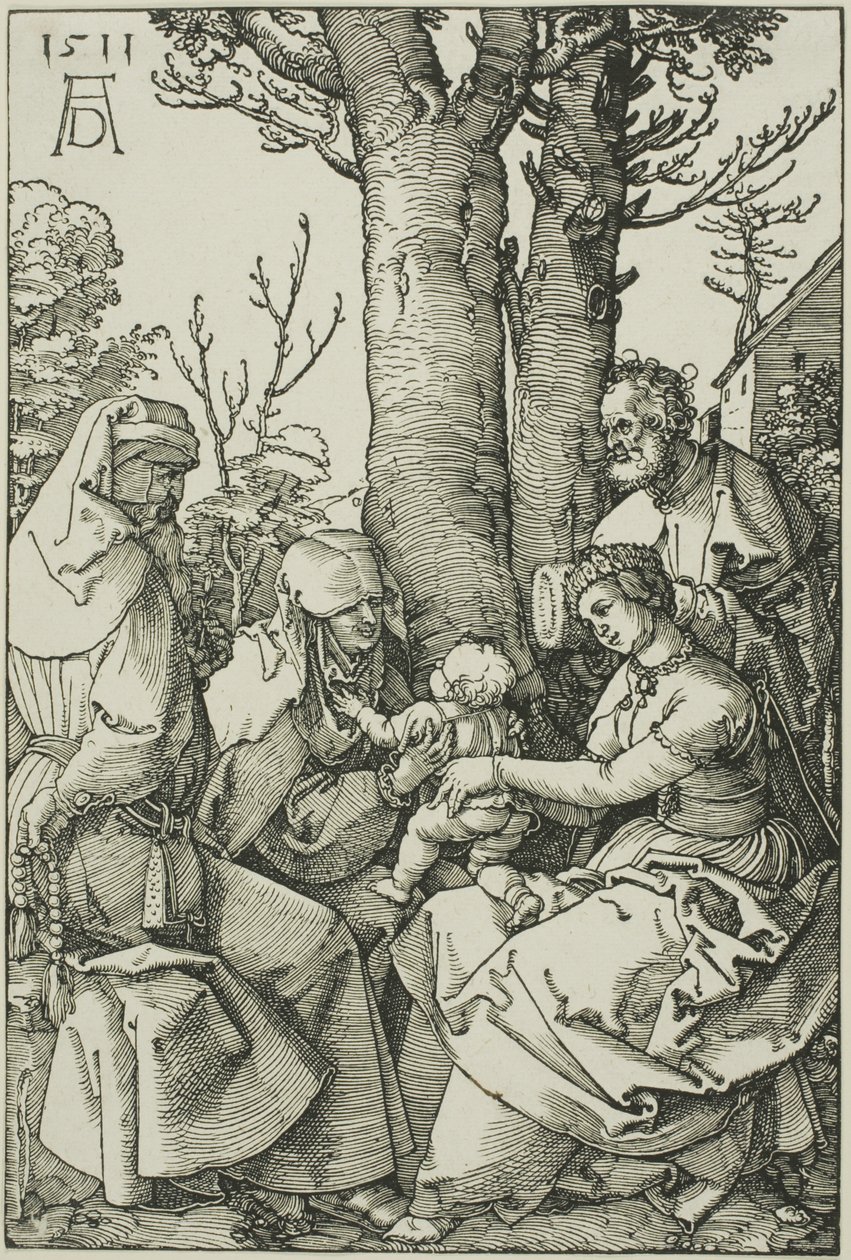Den hellige familie med Joachim og Sankt Anne af Albrecht Dürer