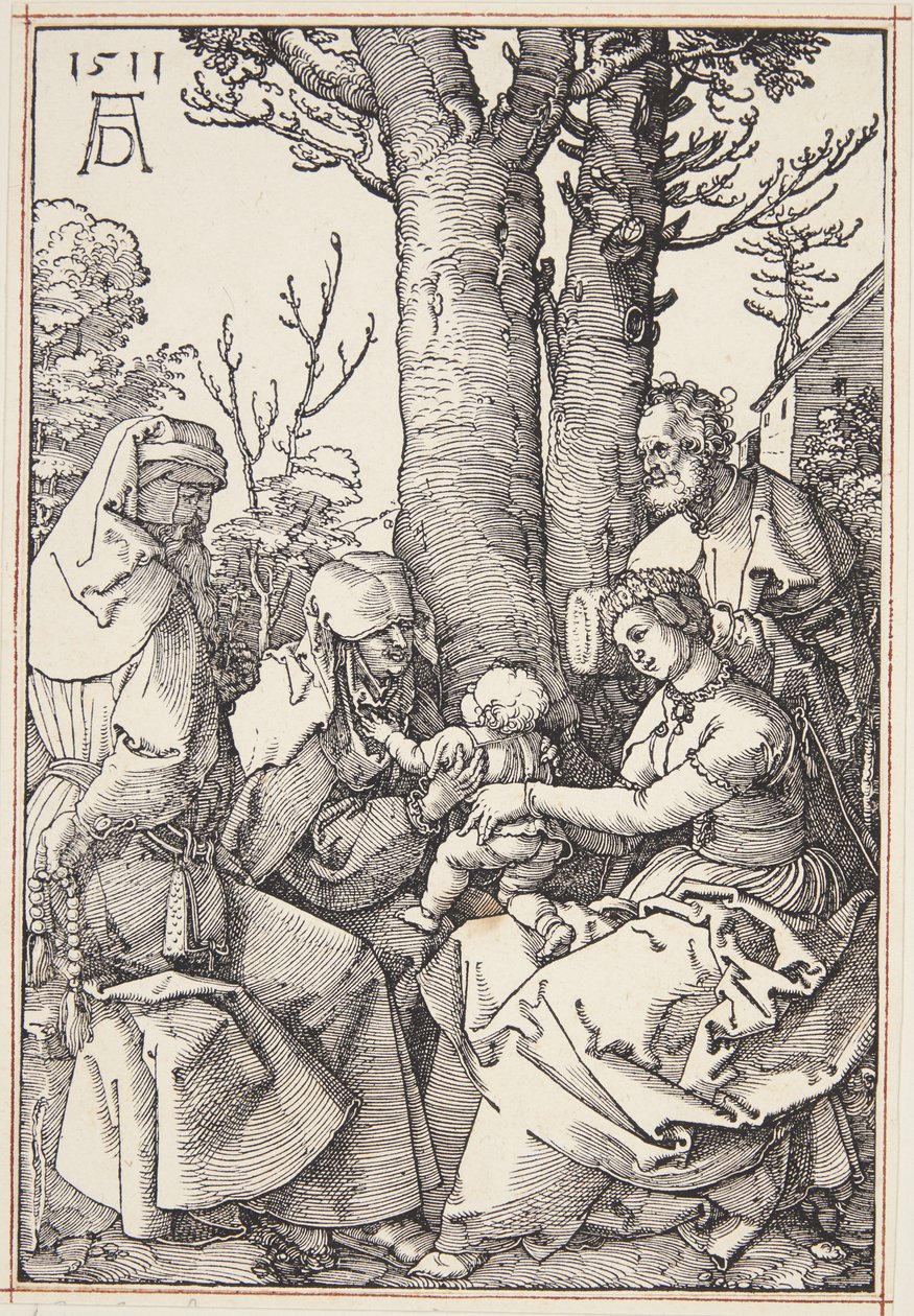 Den hellige familie med Joachim og Sankt Anne af Albrecht Dürer