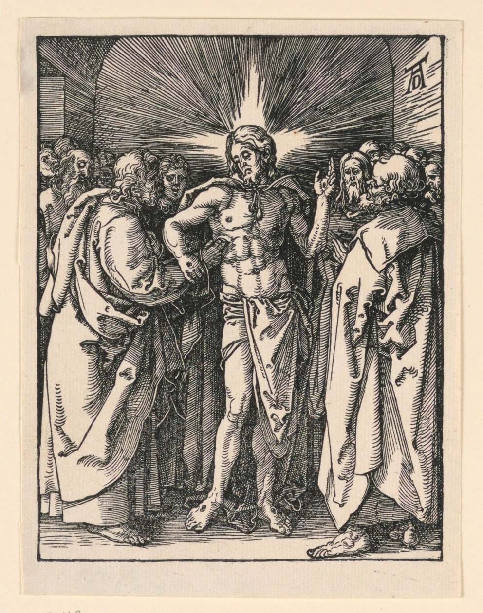 The Incredulity of Saint Thomas, fra The Little Passion Series af Albrecht Dürer