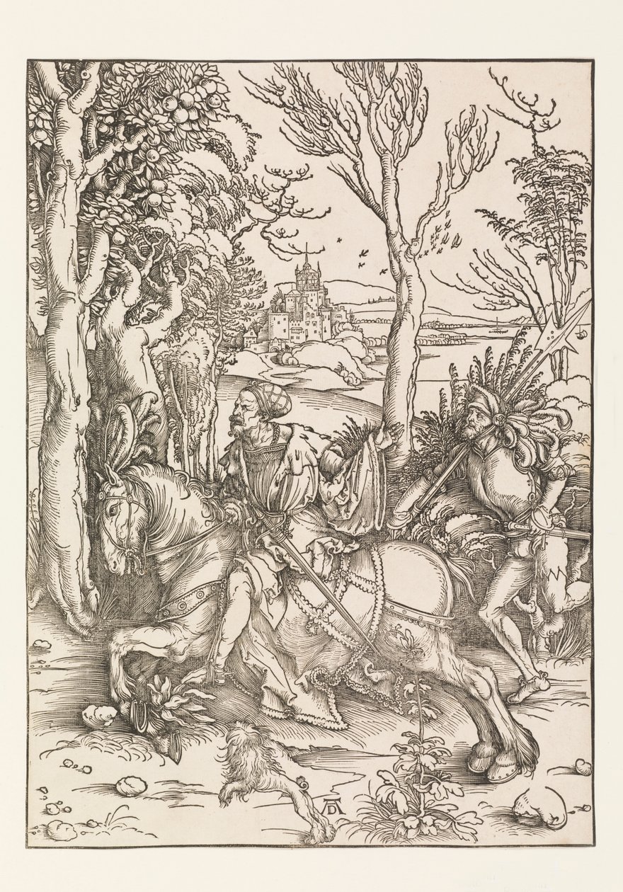 Ridderen og Landsquenet af Albrecht Dürer