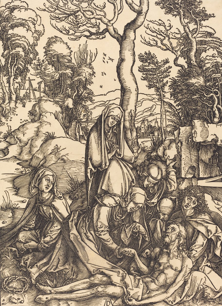 Klagesangen, ca. 14981499. af Albrecht Dürer