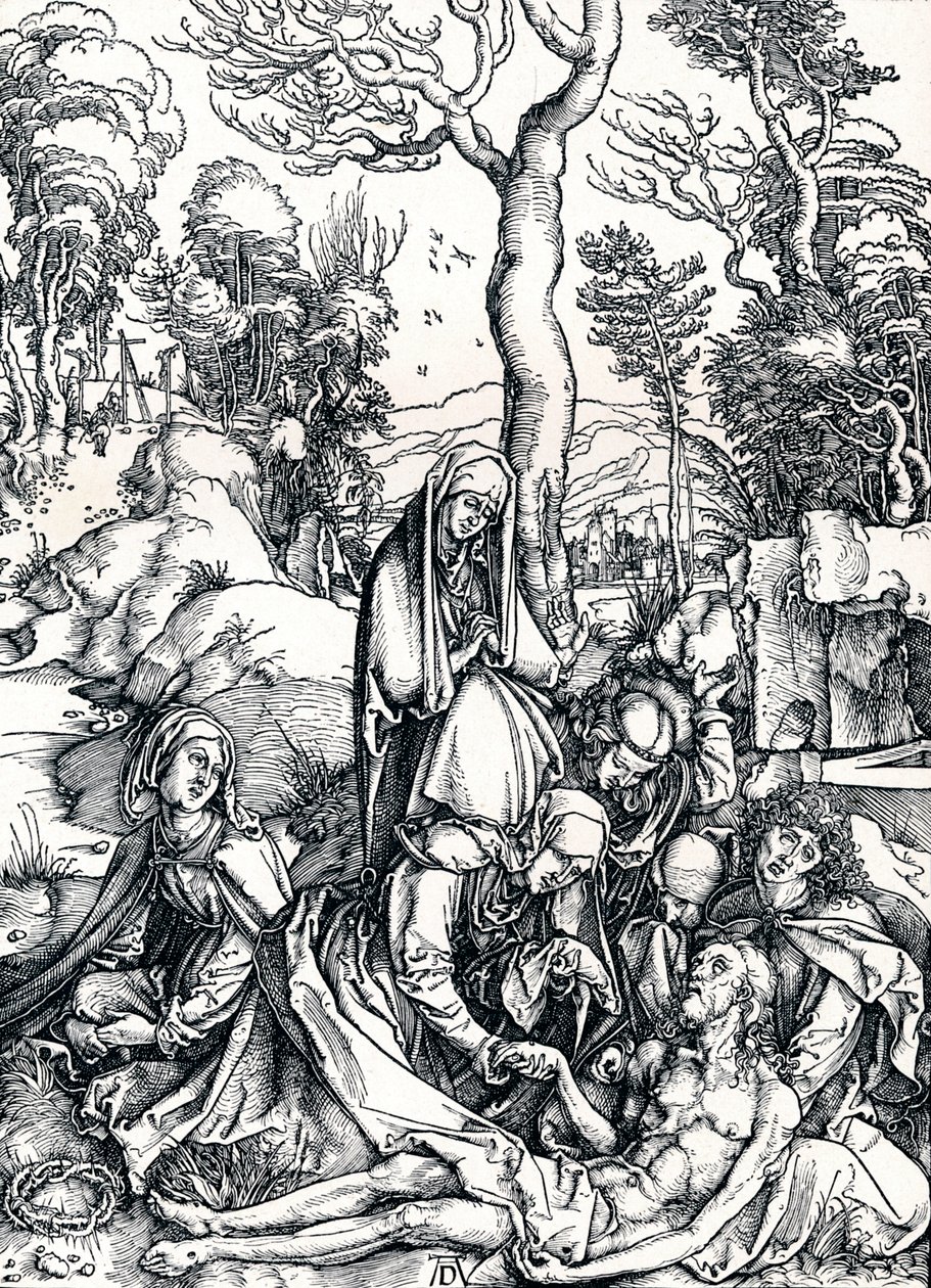 Klagesangen for Kristus, 1498 1906 af Albrecht Dürer