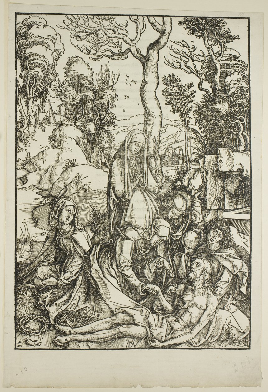 Klagesangen, fra Den store lidenskab af Albrecht Dürer