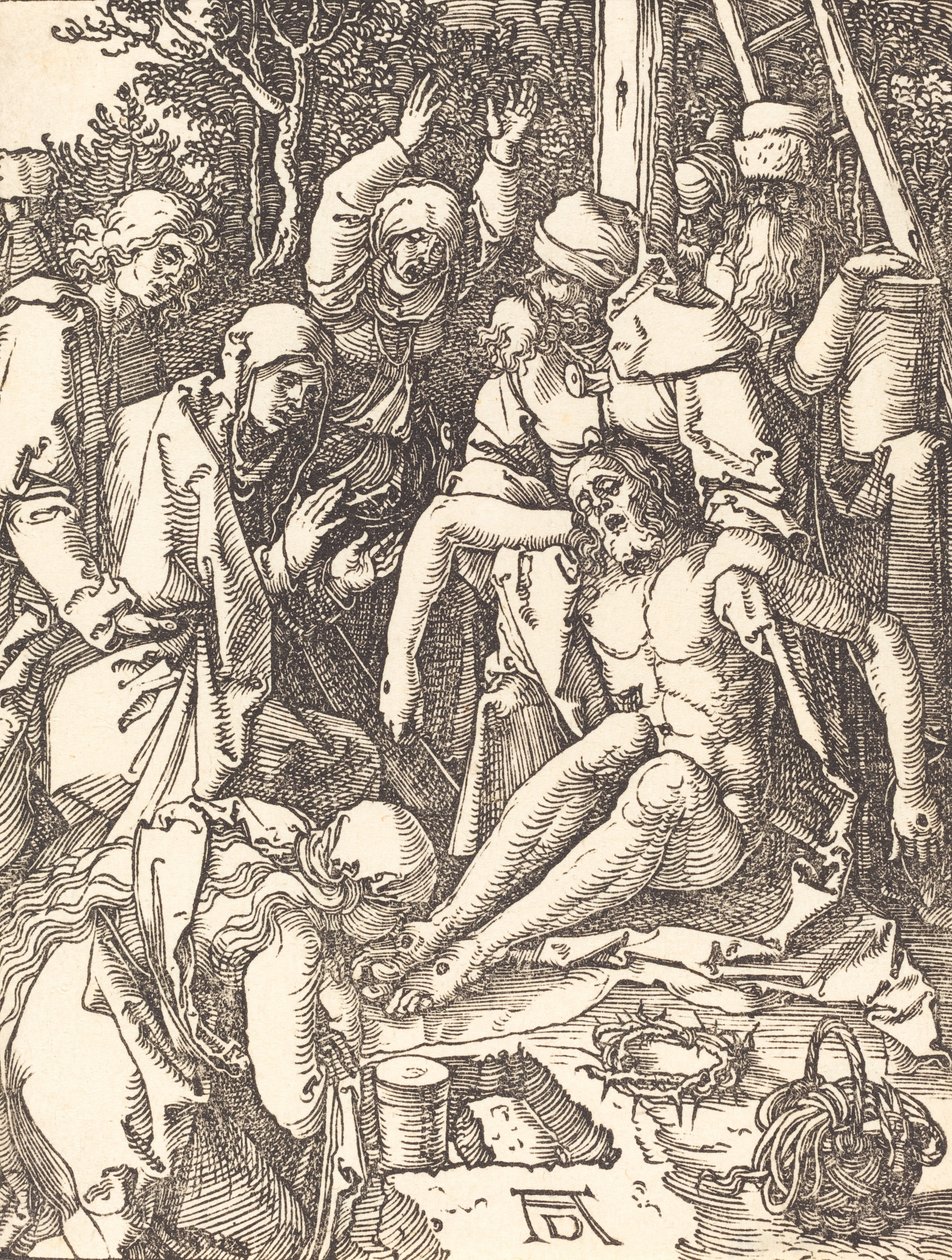 Klagesangen, sandsynligvis ca. 15091510. af Albrecht Dürer