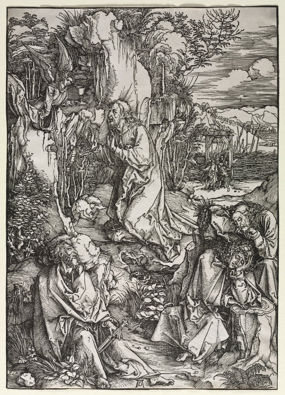 Den store lidenskab: Kristus på Oliebjerget af Albrecht Dürer