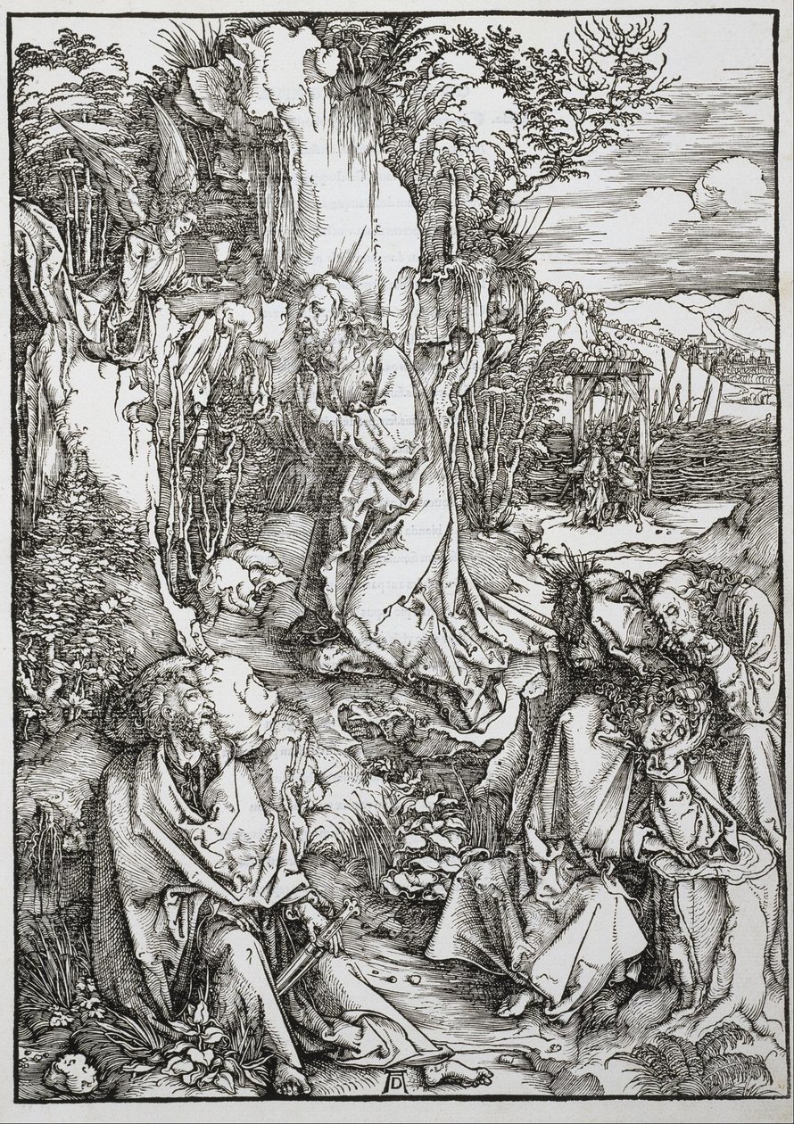 Den store passion: Kristus på Oliebjerget af Albrecht Dürer