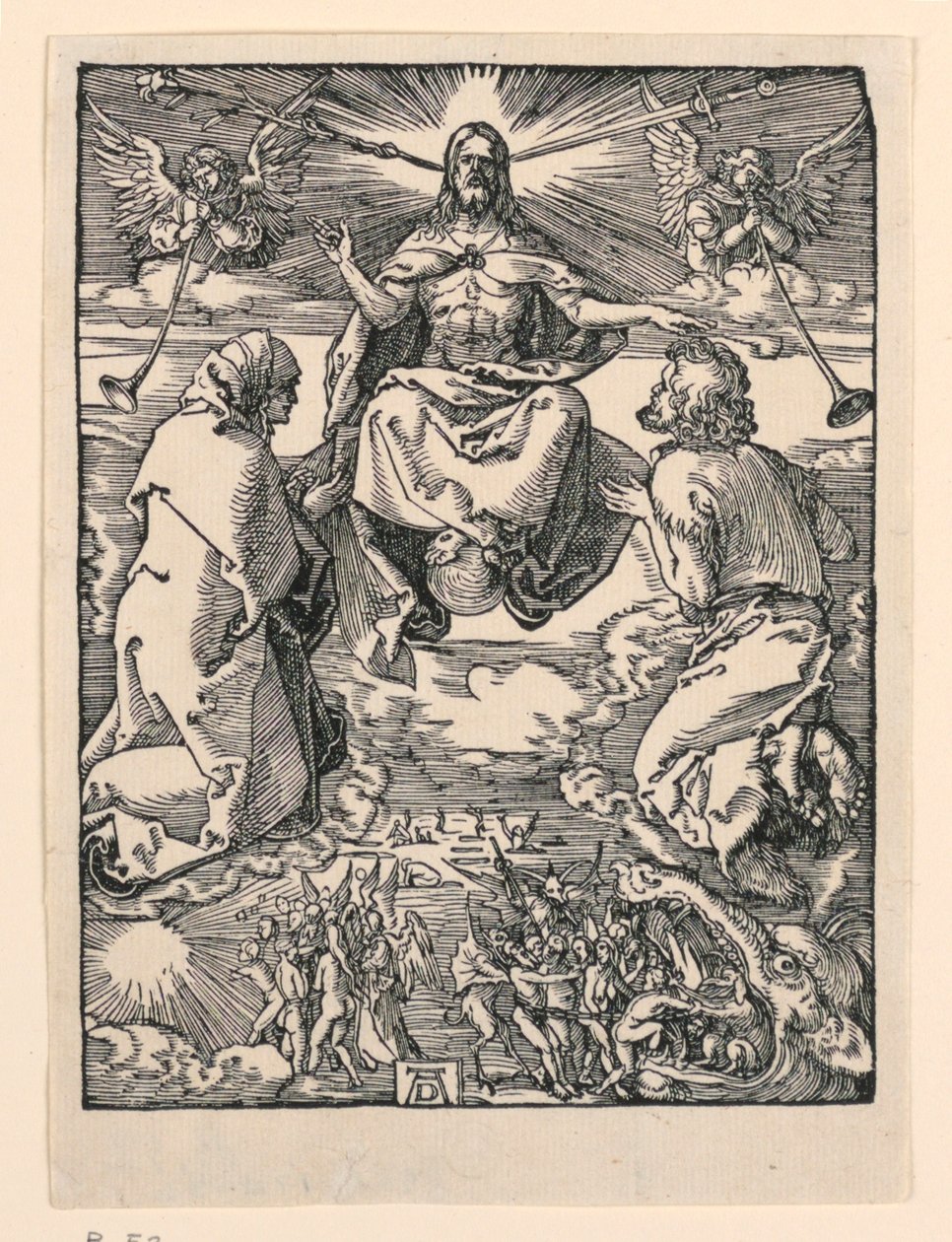 Den sidste dom, fra The Little Passion-serien af Albrecht Dürer