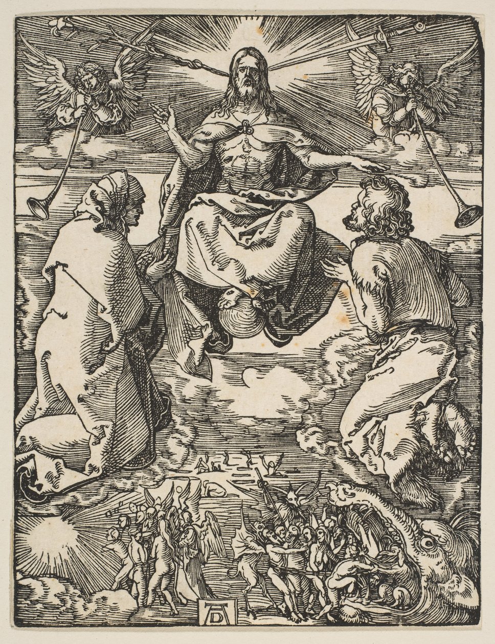 Den sidste dom, fra Den lille lidenskab, ca. 1510. af Albrecht Dürer