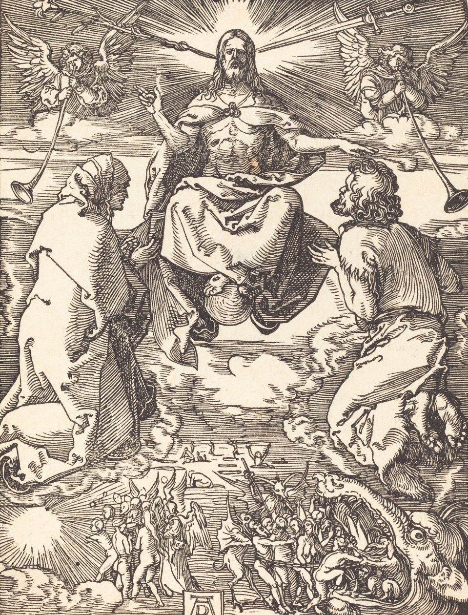 Den sidste dom, sandsynligvis ca. 15091510. af Albrecht Dürer