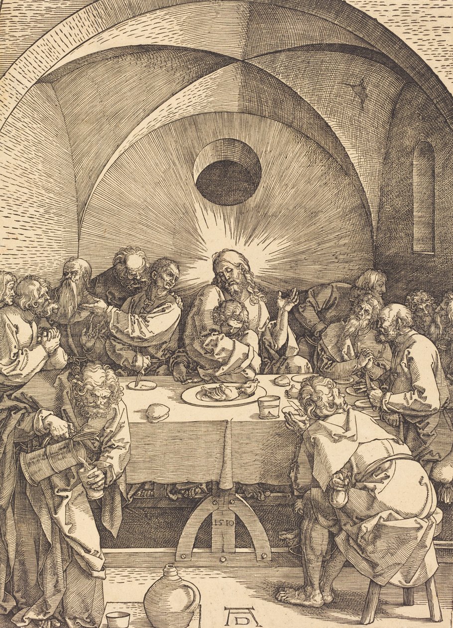 Den sidste nadver, 1510. af Albrecht Dürer