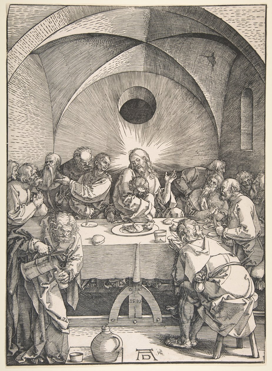 Den sidste nadver, 1510. af Albrecht Dürer