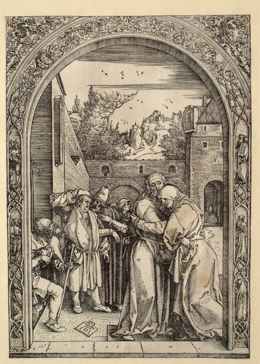 Jomfru Marias liv: Joachim og Anna ved Den Gyldne Port af Albrecht Dürer