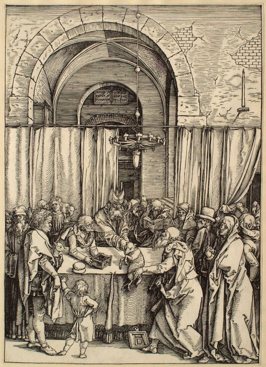 Jomfru Marias liv: Joachims offer afvist af Albrecht Dürer