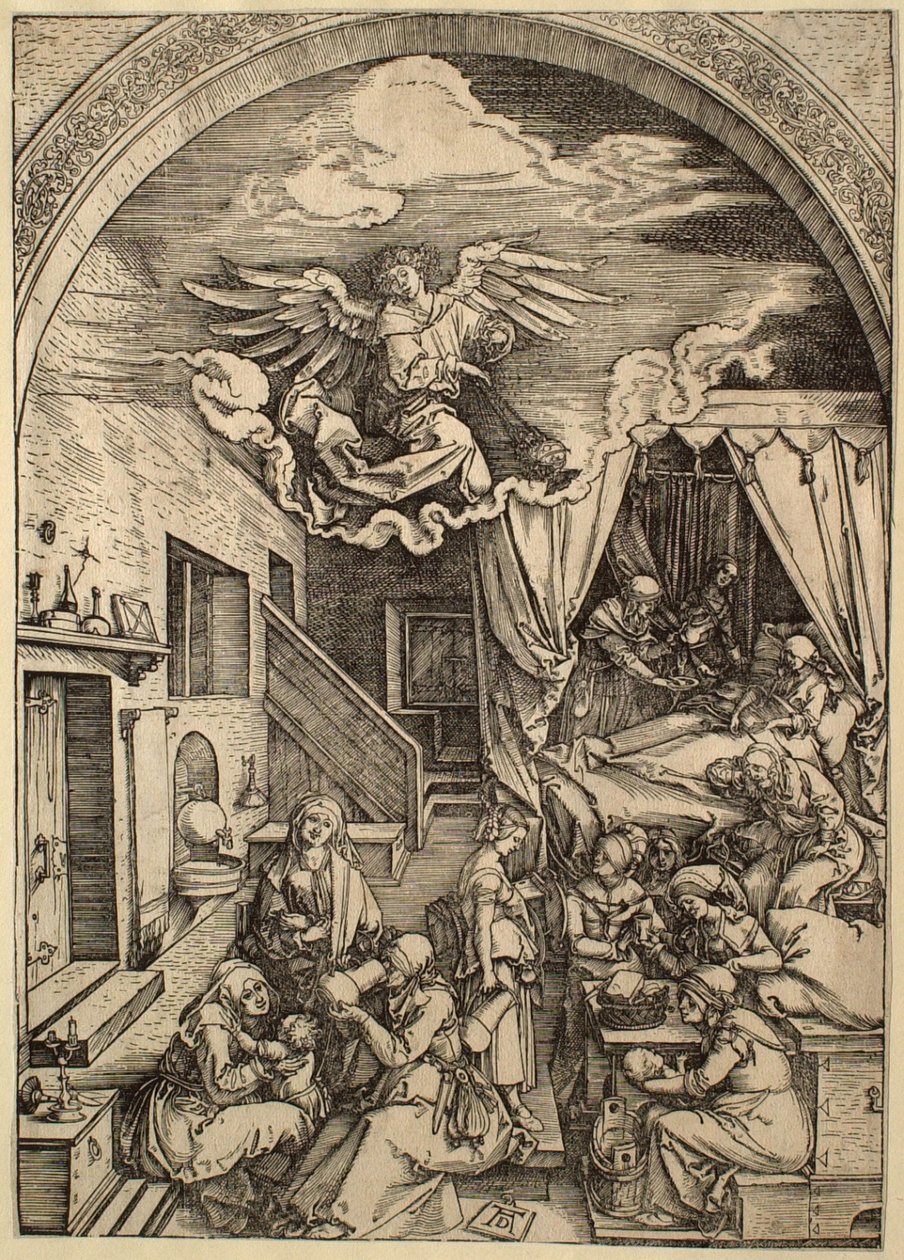 Jomfru Marias liv: Jomfru Marias fødsel af Albrecht Dürer