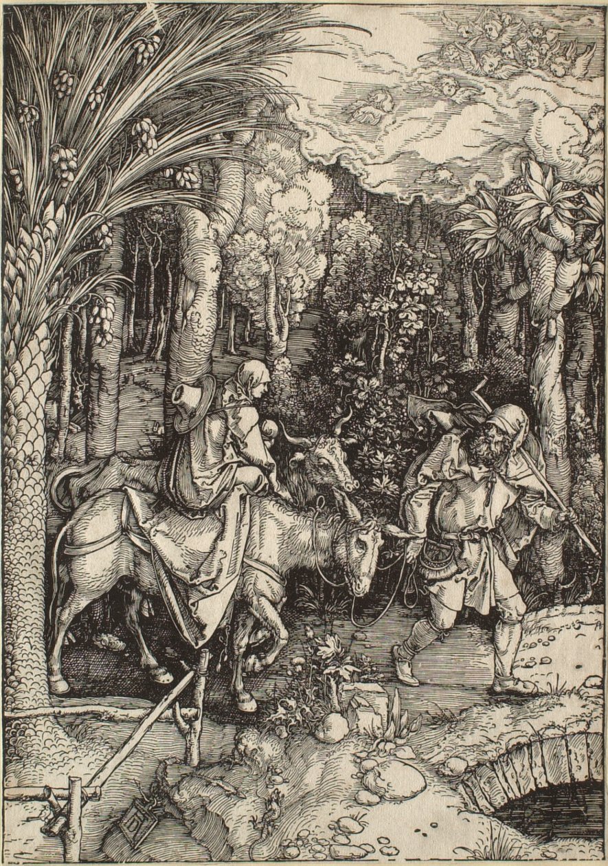 Jomfru Marias liv: Flugten til Egypten af Albrecht Dürer