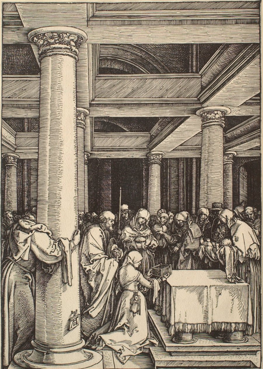 Jomfru Marias liv: Fremstillingen i templet af Albrecht Dürer