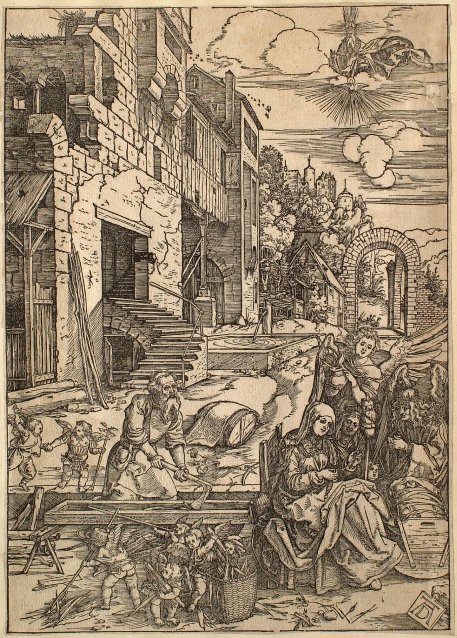 Jomfruens liv: Den hellige families ophold i Egypten af Albrecht Dürer
