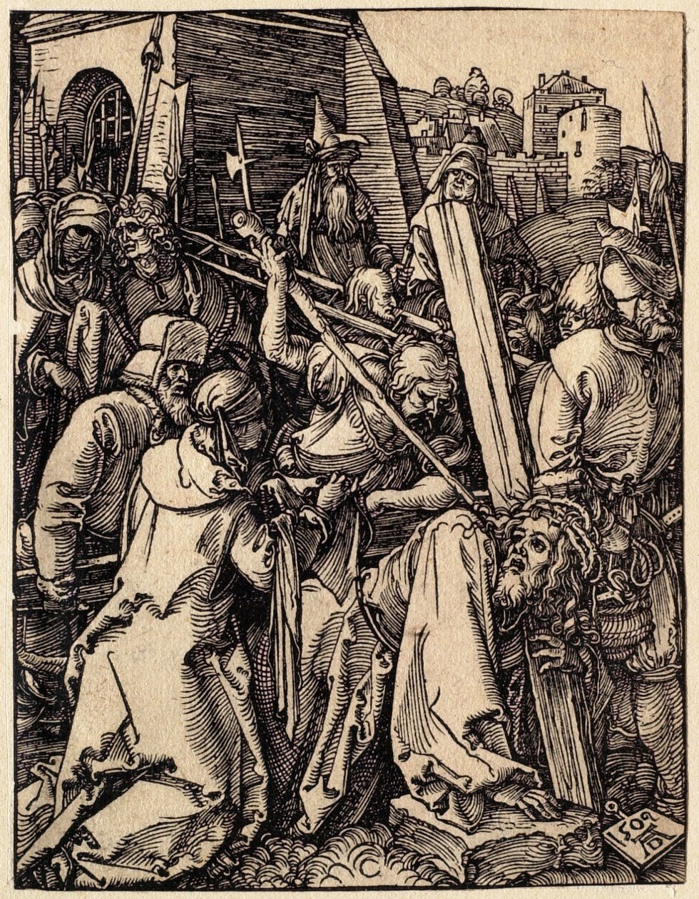 Den lille passion: Kristus bærer korset af Albrecht Dürer
