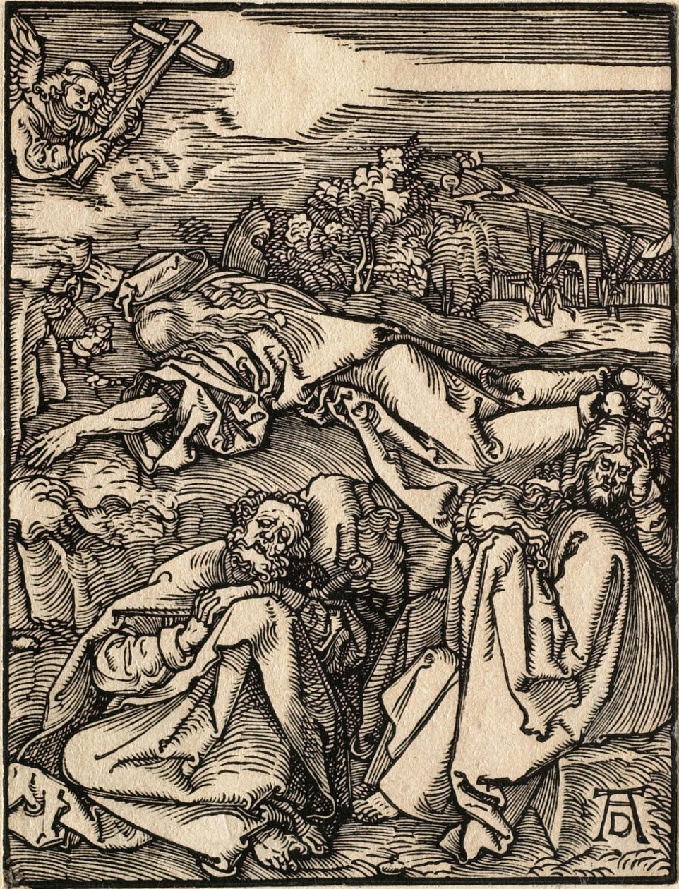 Den Lille Passion: Kristus på Oliebjerget af Albrecht Dürer