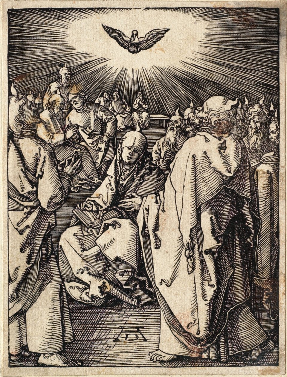 Den lille passion: Pinsedag af Albrecht Dürer