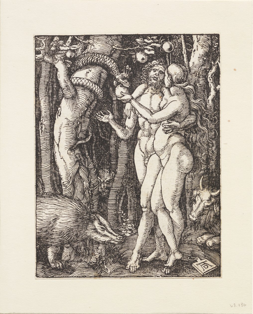 Den lille passionshistorie: Syndefaldet af Albrecht Dürer