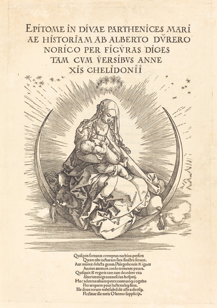 Madonnaen på Halvmånen af Albrecht Dürer