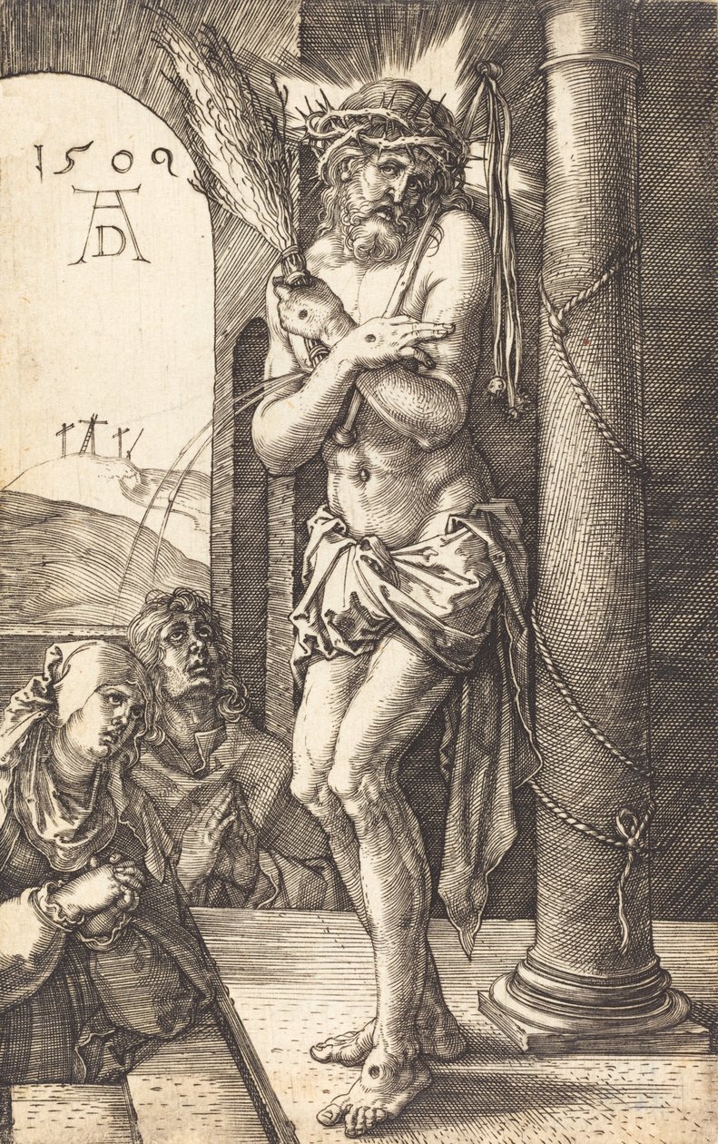 Sorgernes mand, der står ved søjlen, 1509. af Albrecht Dürer