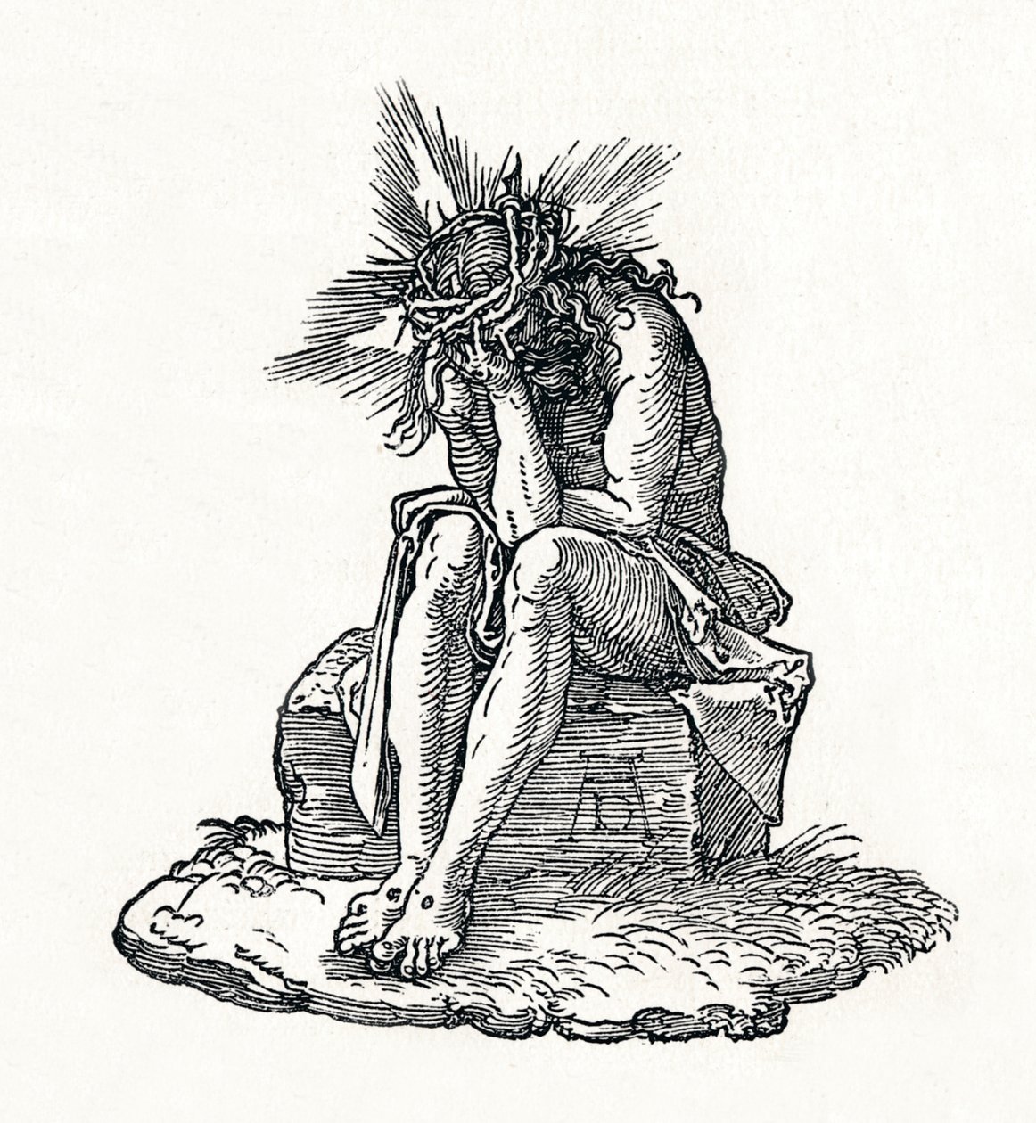 Sorgernes mand. Titelblad til Small Passion., c1511, 1906 af Albrecht Dürer
