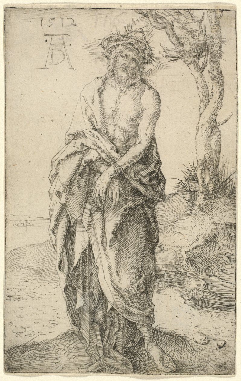 Sorgernes mand med bundne hænder af Albrecht Dürer