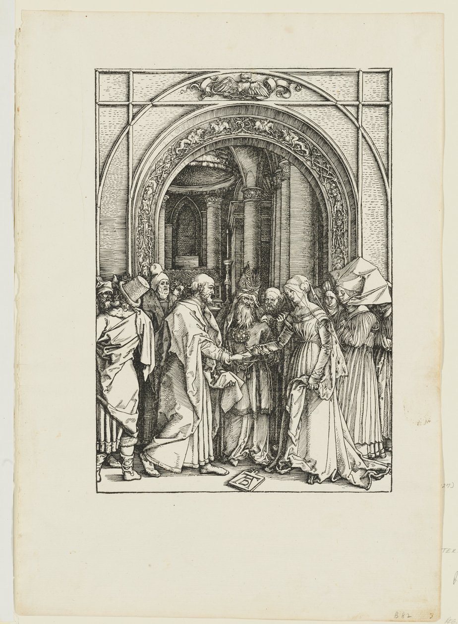 Jomfru Marias bryllup af Albrecht Dürer